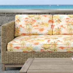 D1677 Nassau fabric upholstered on furniture scene
