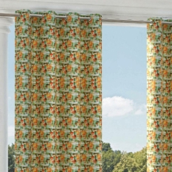 D1680 Jamaica drapery fabric on window treatments
