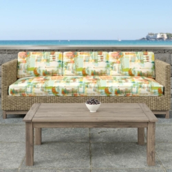 D1680 Jamaica fabric upholstered on furniture scene