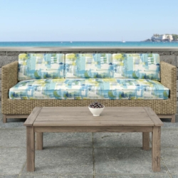 D1681 Key West fabric upholstered on furniture scene