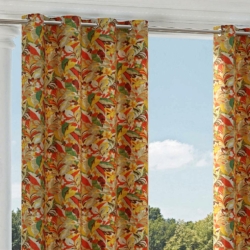 D1682 Cozumel drapery fabric on window treatments