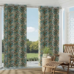 D1683 Belize drapery fabric on window treatments
