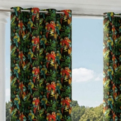 D1684 Tahiti drapery fabric on window treatments