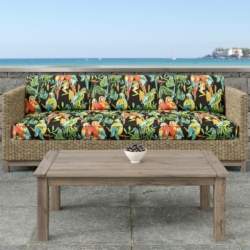 D1684 Tahiti fabric upholstered on furniture scene