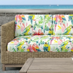 D1685 Bali fabric upholstered on furniture scene