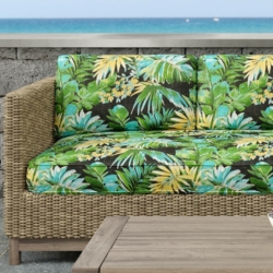 D1687 Caracas fabric upholstered on furniture scene