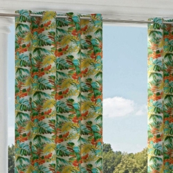 D1688 Aruba drapery fabric on window treatments