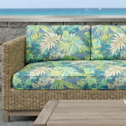 D1690 Bon Aire fabric upholstered on furniture scene