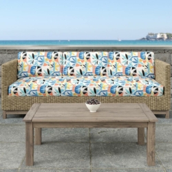 D1691 Grenada fabric upholstered on furniture scene