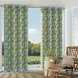D1692 Barbados drapery fabric on window treatments