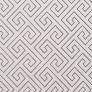 D170 Moonstone Greek Key upholstery and drapery fabric by the yard full size image