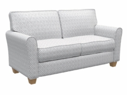 D180 Moonstone Lattice fabric upholstered on furniture scene