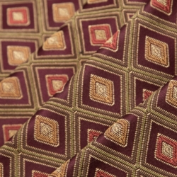 D1806 Aubergine Margot Upholstery Fabric Closeup to show texture