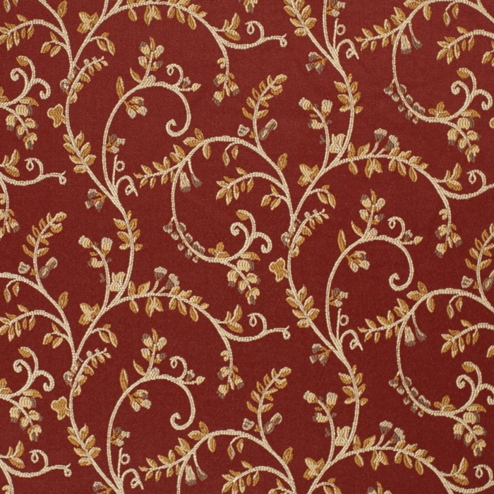 D1808 Currant Nicolette upholstery and drapery fabric by the yard full size image