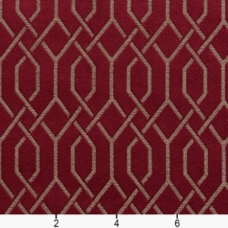 Image of D182 Merlot Lattice showing scale of fabric