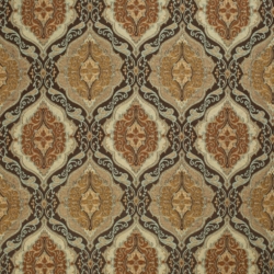 D1834 Walnut Antoinette upholstery and drapery fabric by the yard full size image