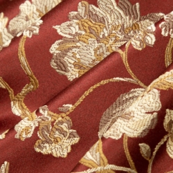 D1840 Currant Cecile Upholstery Fabric Closeup to show texture