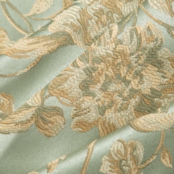 D1844 Mist Cecile Upholstery Fabric Closeup to show texture