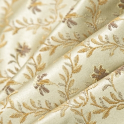 D1847 Champagne Juliet Upholstery Fabric Closeup to show texture