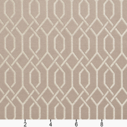 Image of D185 Taupe Lattice showing scale of fabric