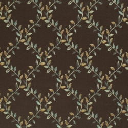D1853 Walnut Ella upholstery and drapery fabric by the yard full size image