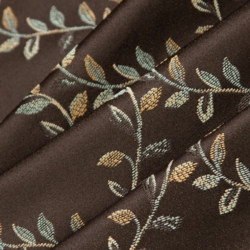 D1853 Walnut Ella Upholstery Fabric Closeup to show texture