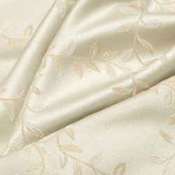 D1855 Ivory Ella Upholstery Fabric Closeup to show texture