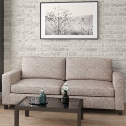 D1864 Sand Swirl fabric upholstered on furniture scene