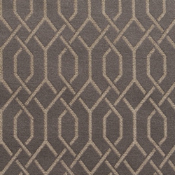 D187 Pewter Lattice upholstery and drapery fabric by the yard full size image