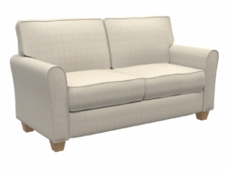 D188 Ivory Lattice fabric upholstered on furniture scene