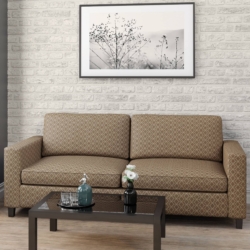 D1886 Java Geo fabric upholstered on furniture scene