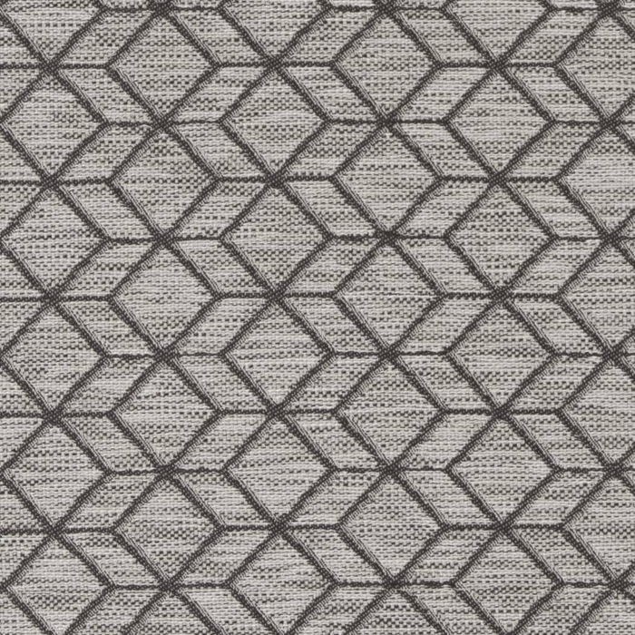 D1887 Ash Geo upholstery fabric by the yard full size image