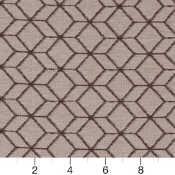Image of D1891 Linen Geo showing scale of fabric