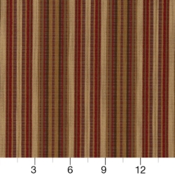 Image of D1944 Ginger Stripe showing scale of fabric