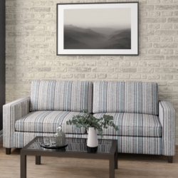 D1946 Chambray fabric upholstered on furniture scene