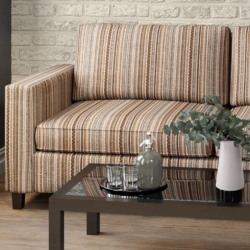 D1949 Amber fabric upholstered on furniture scene