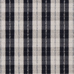 D1952 Navy Plaid upholstery fabric by the yard full size image