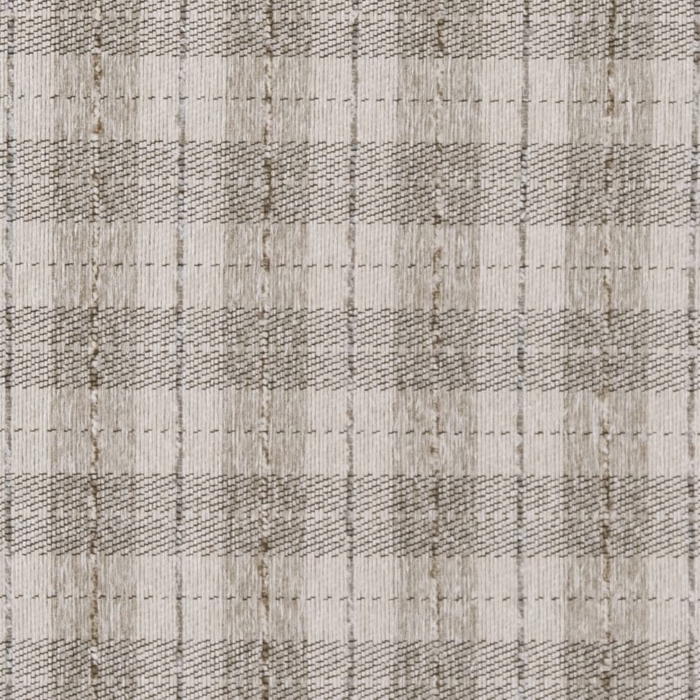 D1953 Linen Plaid upholstery fabric by the yard full size image