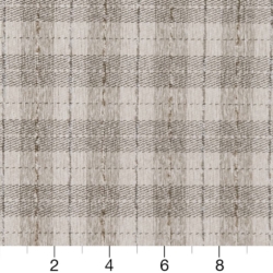 Image of D1953 Linen Plaid showing scale of fabric