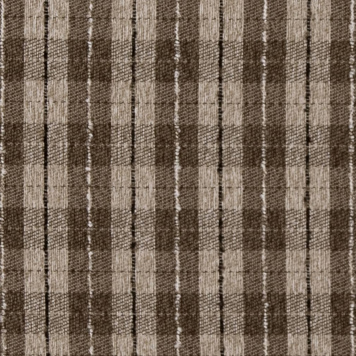 D1955 Cocoa Plaid upholstery fabric by the yard full size image