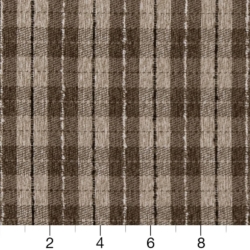 Image of D1955 Cocoa Plaid showing scale of fabric