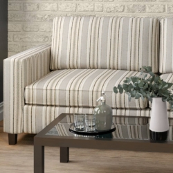 D1972 Spruce fabric upholstered on furniture scene