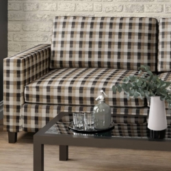 D1974 Cinder fabric upholstered on furniture scene