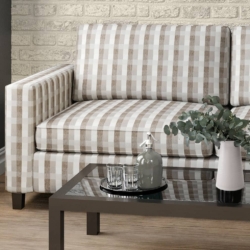 D1977 Dove fabric upholstered on furniture scene