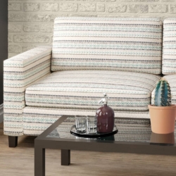 D2000 Lake fabric upholstered on furniture scene
