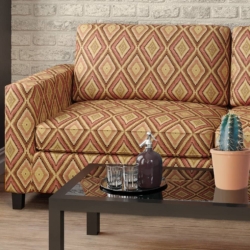 D2003 Tiki fabric upholstered on furniture scene
