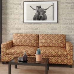 D2003 Tiki fabric upholstered on furniture scene