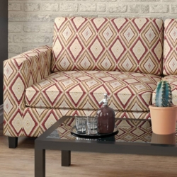 D2005 Veranda fabric upholstered on furniture scene