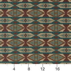 Image of D2010 Teal showing scale of fabric