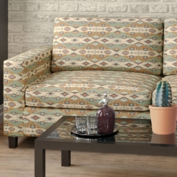 D2011 Jade fabric upholstered on furniture scene